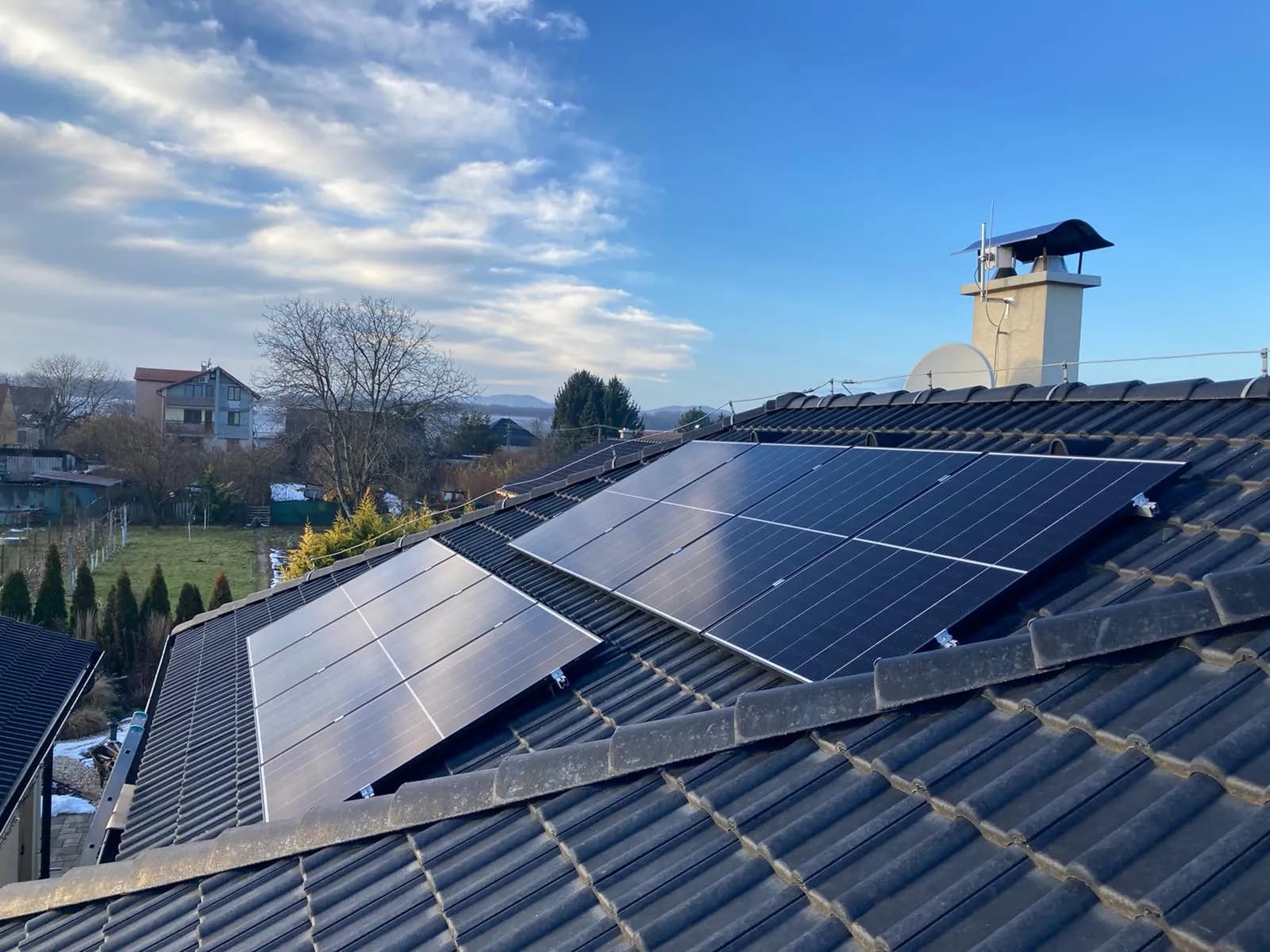 Rozmiestnenie panelov